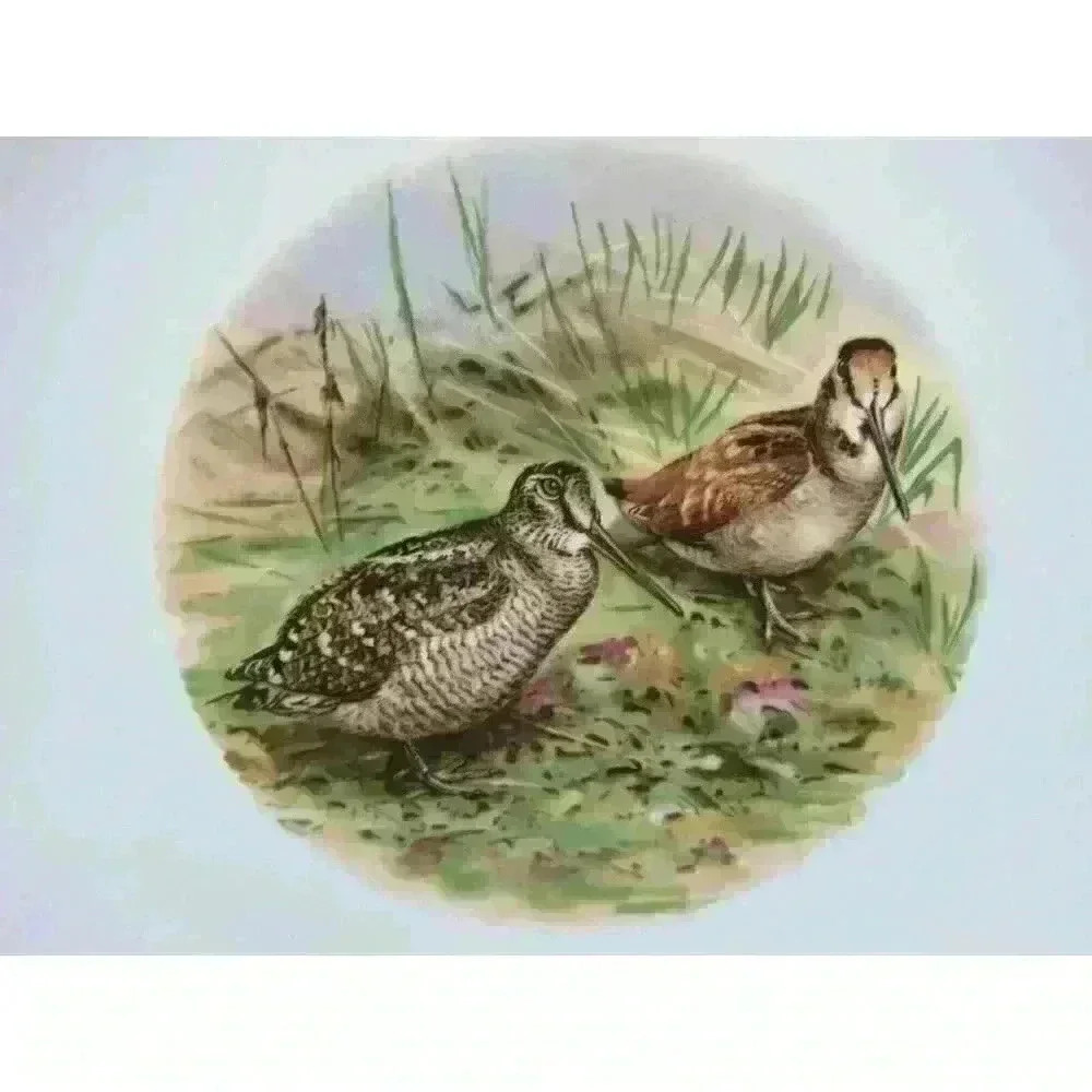 Bird Plates 10" Liverpool Road Pottery England Gold Gilt Rims Lot of 5 Vintage - Picture 5 of 12